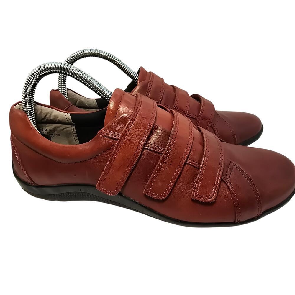 Womens Ross Hommerson Natasha Comfort Shoe Red Leather Size 8 M Excellent